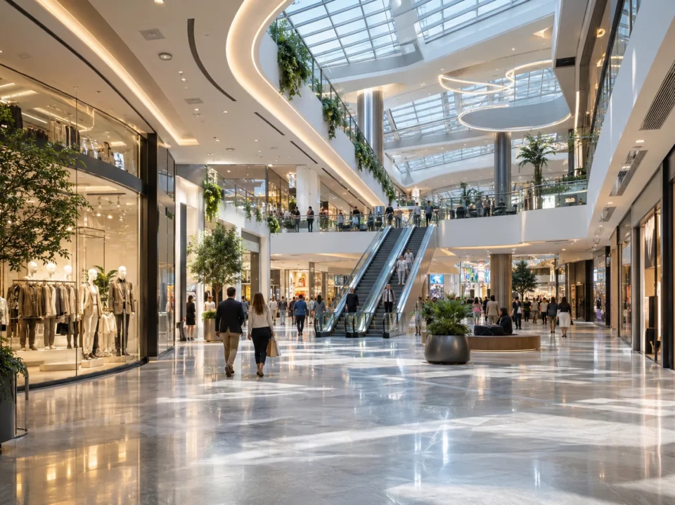 GTB et supervision dans une galerie commerciale moderne